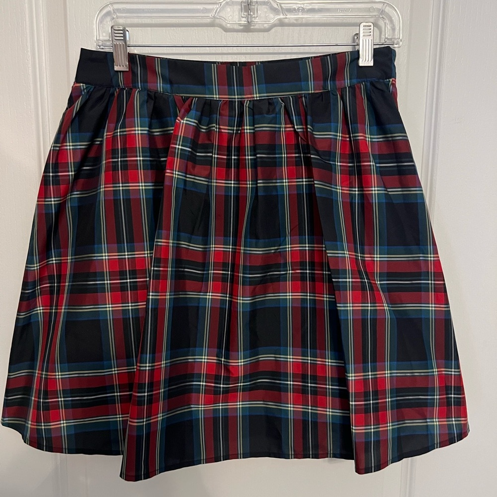 NWT—Vineyard Vines Jolly Plaid Taffeta Party Skirt
